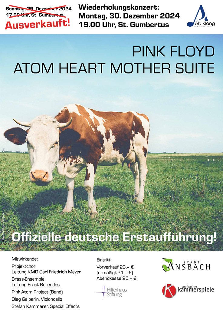 PINK FLOYD
ATOM HEART MOTHER SUITE