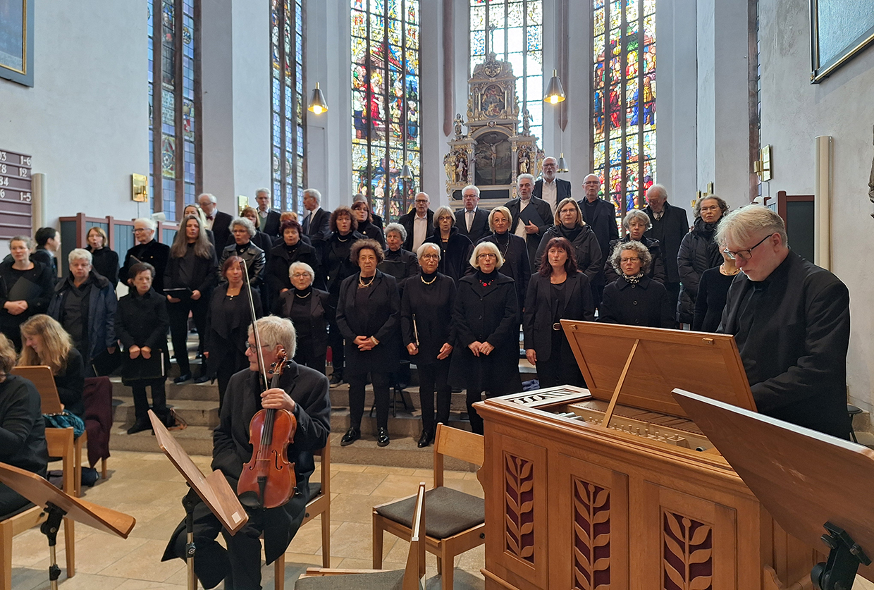 Die Ansbacher Kantorei in St. Johannis, Foto (c) B. Nachtrab
