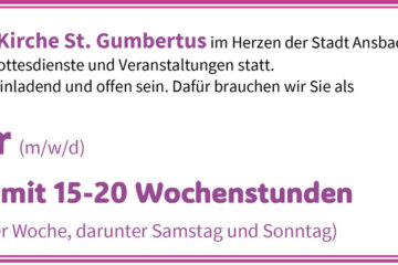 Stellenanzeige Mesner Gumbertus